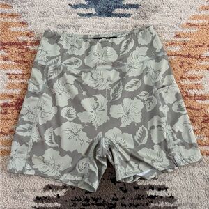 Floral Gray Women's Shorts